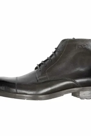 Helstons Baskets moto cuir aniline heritage Solde